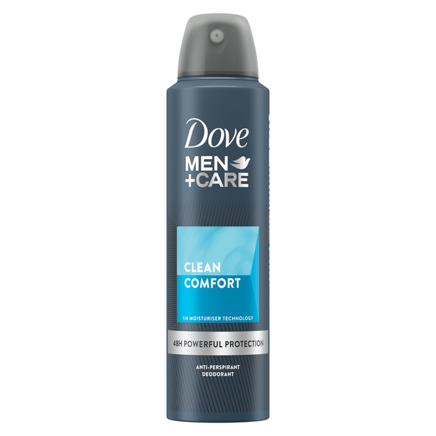 DOVE MENAEROCLEANCOMFORT 6X150ML