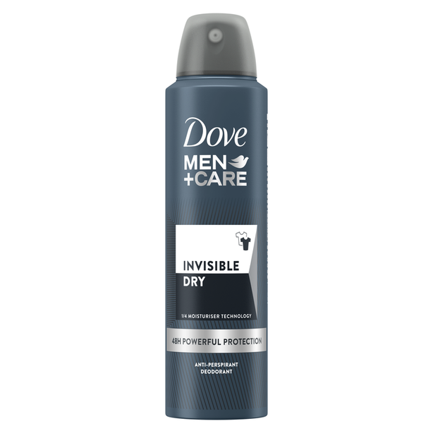 DOVE MENAERO INVISIBLEDRY6X150ML
