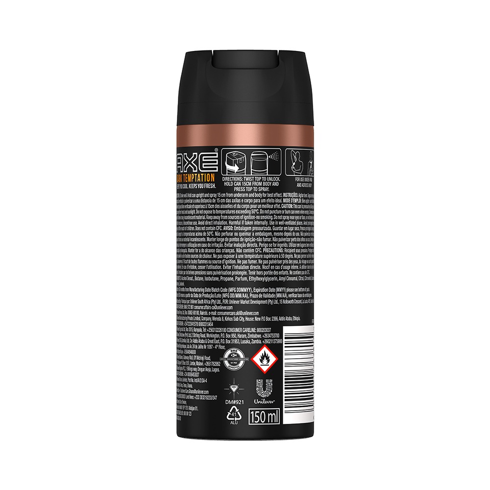 AXE DEO DARK TEMPTATION AEROSOL V1 150ML 2