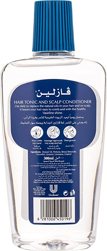 VASELINE HAIR TONIC 24X300ML 2