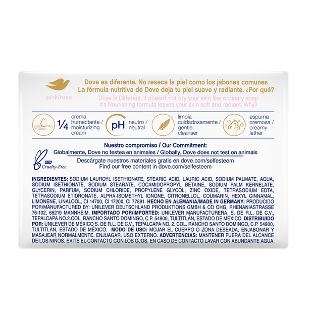 DOVE BS BAR PINK P&E 48X135 2