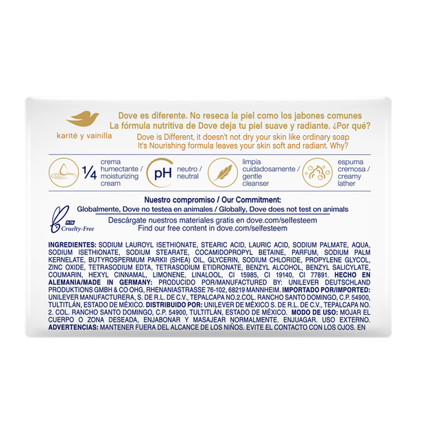 DOVE BS BAR SHEA BUTTER P&E 48X135 2